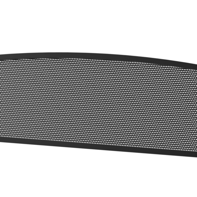 Outsunny Banco de Jardim de 2 Lugares Banco de Exterior com Encosto de Malha de Aço para Pátio Varanda 127x60x87 cm Preto