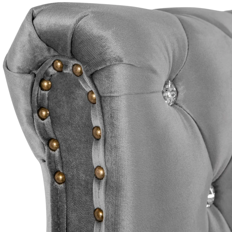 Cama tapizada con almacenamiento hidráulico y cabecero ajustable en altura, sin colchón, 140 x 200 cm, Gris