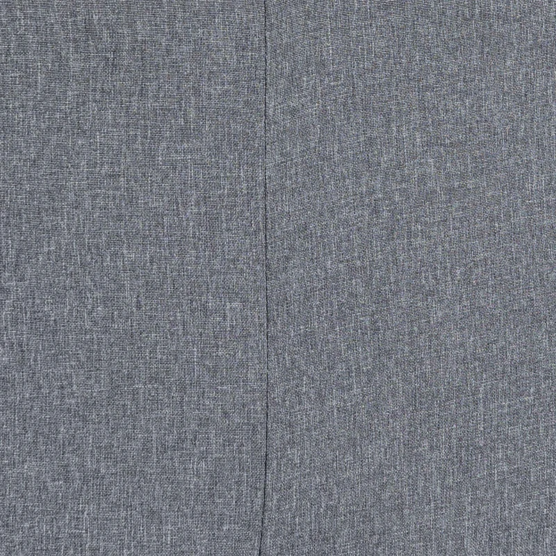 HOMCOM Cabeceira de Cama 160cm Cabeceira de Cama Estofada em Linho e Acolchoada 2 Formas de Uso 160x7x120cm Cinza