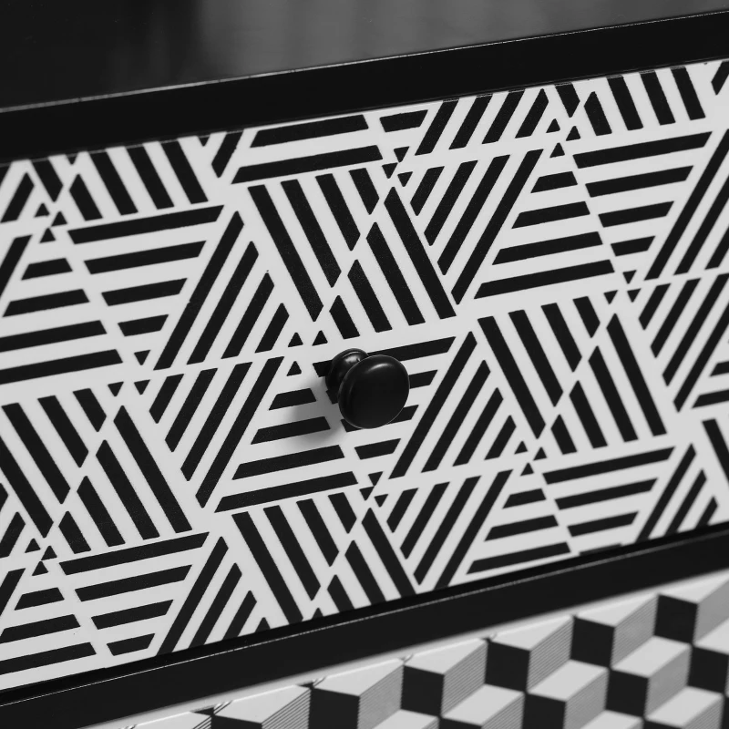 HOMCOM Chest of Drawers, 5 Drawer Dresser, Vertical Storage Organizer Unit for Bedroom, Living Room