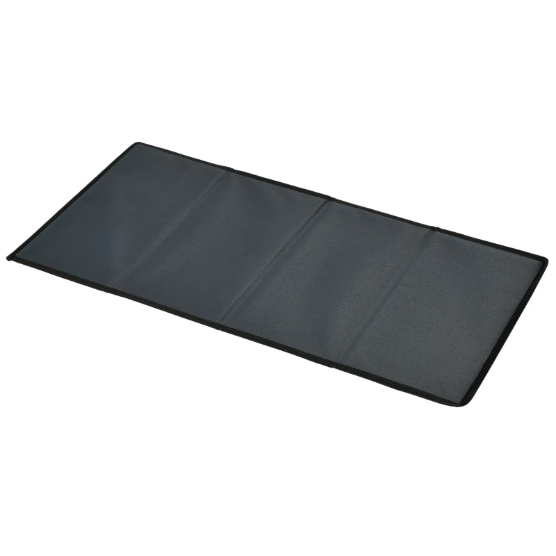 Outsunny Bollerwagen Faltbarer Handwagen 360° Gartenwagen Transportwagen mit  Teleskop Griff Verstellbarer Griffhöhe Strandwagen bis 70 kg Tragkraft Metall Oxford Dunkelgrau 108 x 55 x 59-89 cm