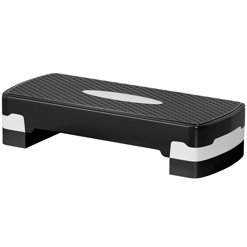 HOMCOM stepper pentru fitness si aerobic, 68x29cm, negru