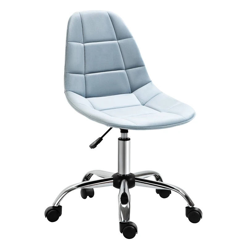 Vinsetto Scaun Rotativ pentru Birou Ergonomic Ajustabil Albastru