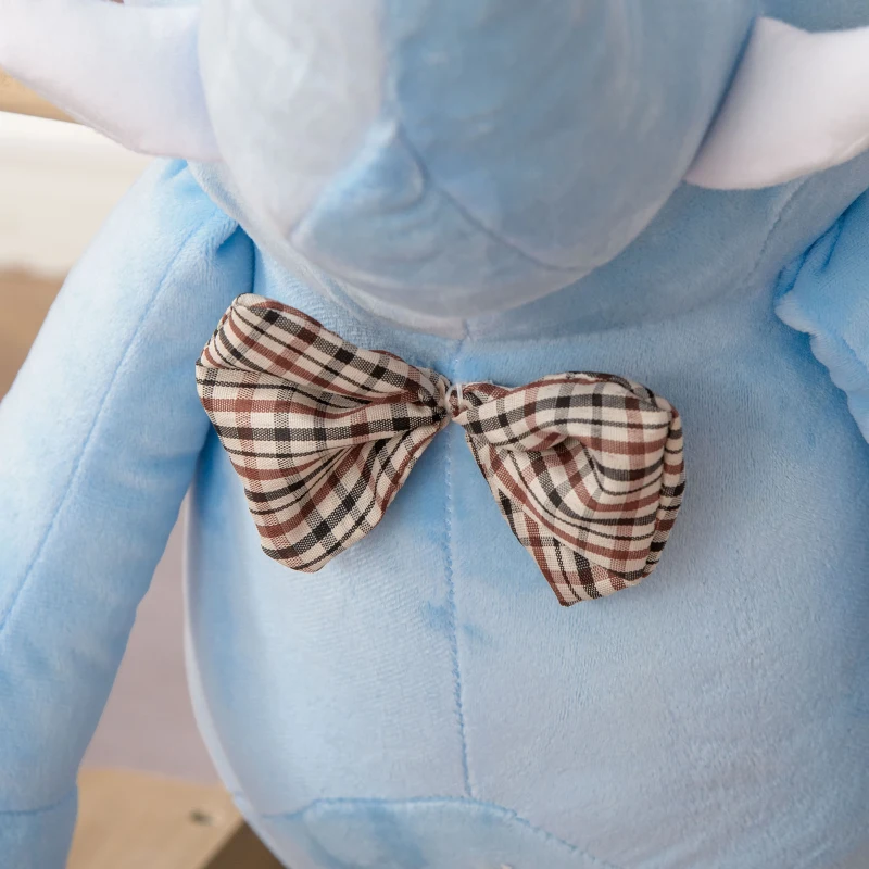 HOMCOM Cavalo Baloiço com Rodas e Forma de Elefante com Músicas Infantis e Cinto de Segurança 60x35x45 cm Azul