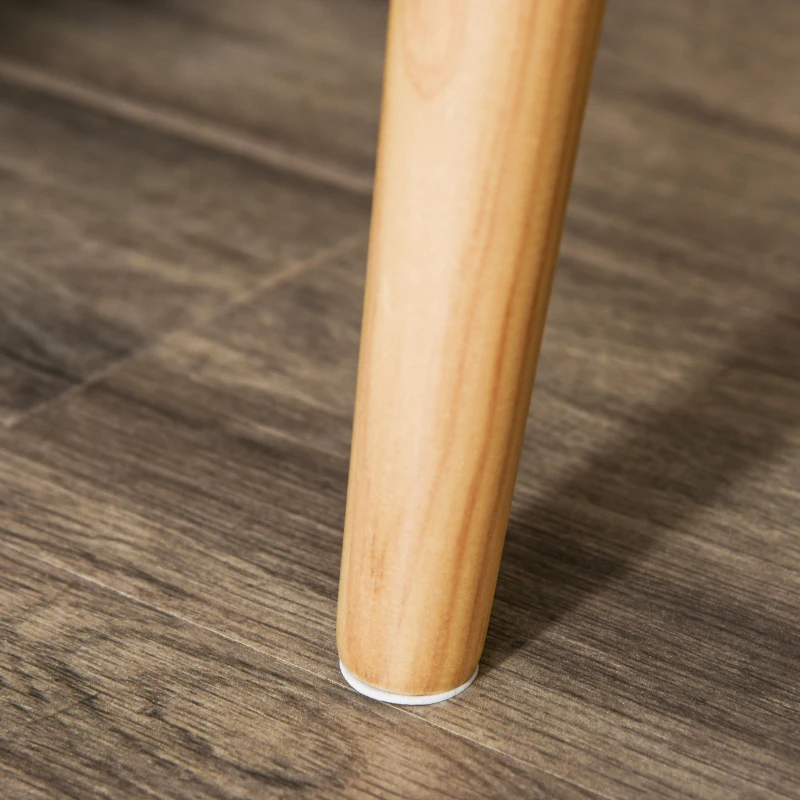 HOMCOM Mesa de Cabeceira com 2 Gavetas Espaço de Armazenamento para Dormitório 40x30x55,5 cm Branco e Madeira