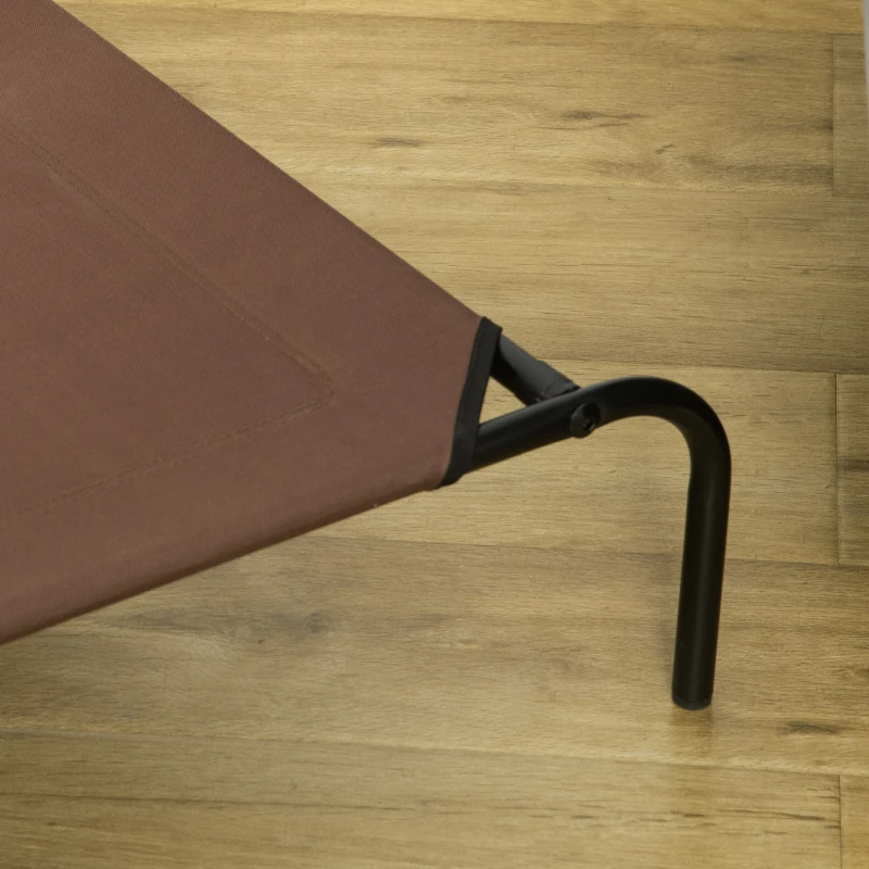 PawHut Hundebett Outdoor Hundeliege bis 30 kg mit Ersatzbezug 110 x 68 x 20 cm