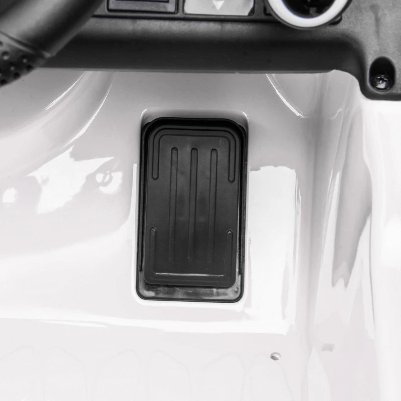 AIYAPLAY Macchina Elettrica per Bambini Licenza Mercedes SLC 300 con Telecomando, in PP e Metallo, 107x62.5x44 cm, Bianco