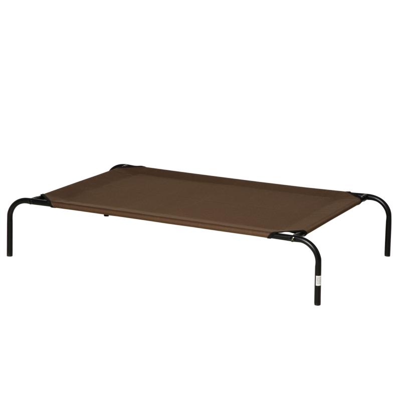 PawHut Hundebett Outdoor Hundeliege bis 30 kg mit Ersatzbezug 110 x 68 x 20 cm