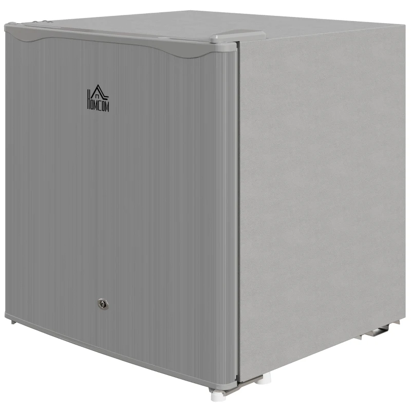 HOMCOM 46 Litre Lockable Countertop Fridge - Grey