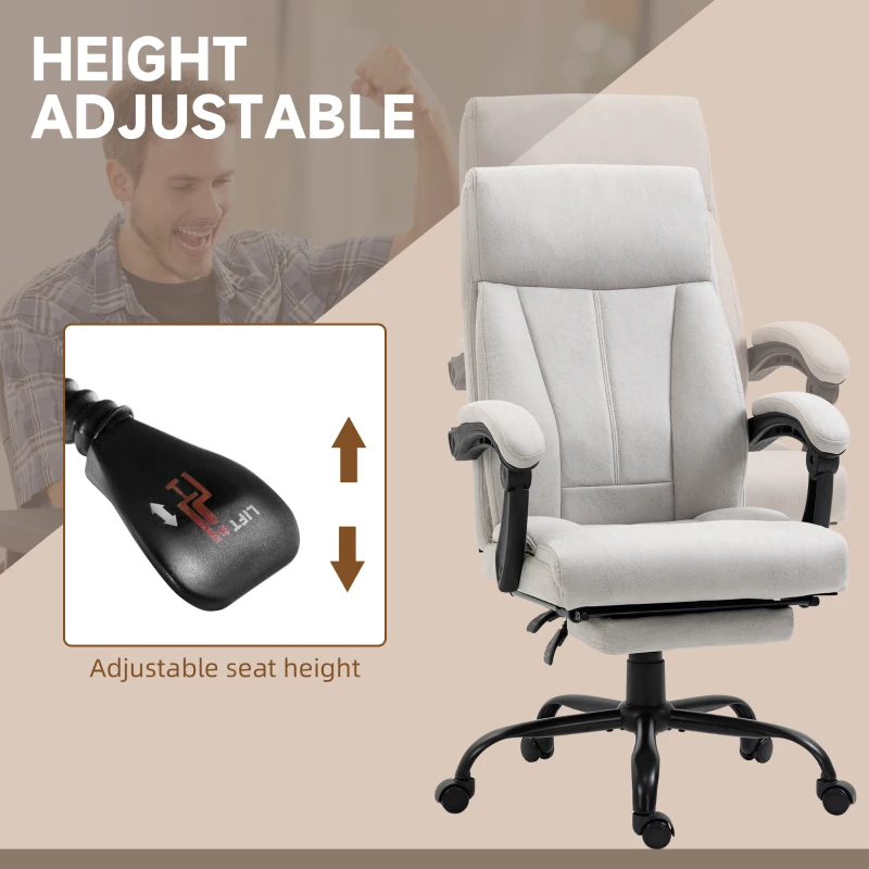 Vinsetto Krzesło biurowe z funkcją masażu