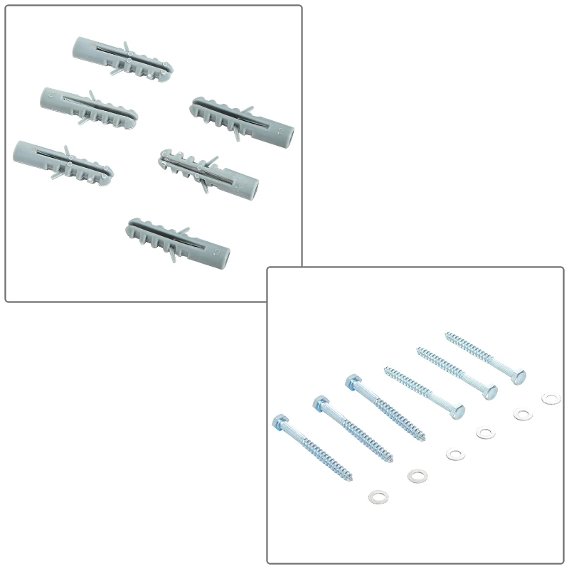 HOMCOM Support sac de boxe fixation sac de frappe barre de traction intégrée charge max. 130 Kg acier noir