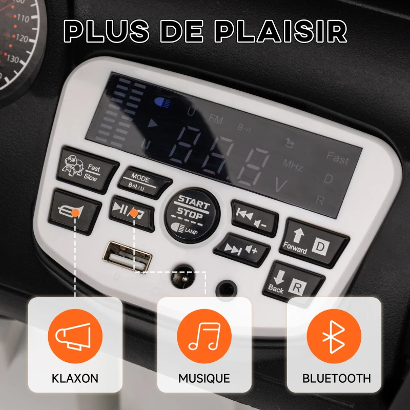 AIYAPLAY Buggy 4x4 Kinder Elektroauto UTV Bluetooth 2 Sitze mit 2.4Ghz Fernbedienung 2 Motoren 12 V Grün