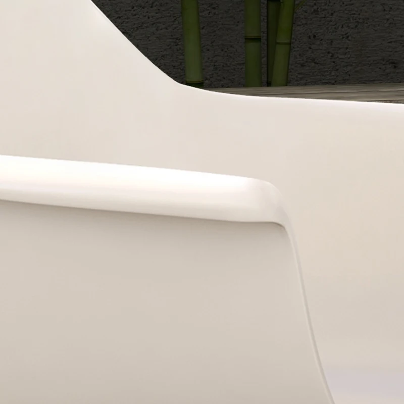 Outsunny Ensemble de 4 chaises de jardin en plein air, design moderne, 59 cm x 55 cm x 84 cm, Gris