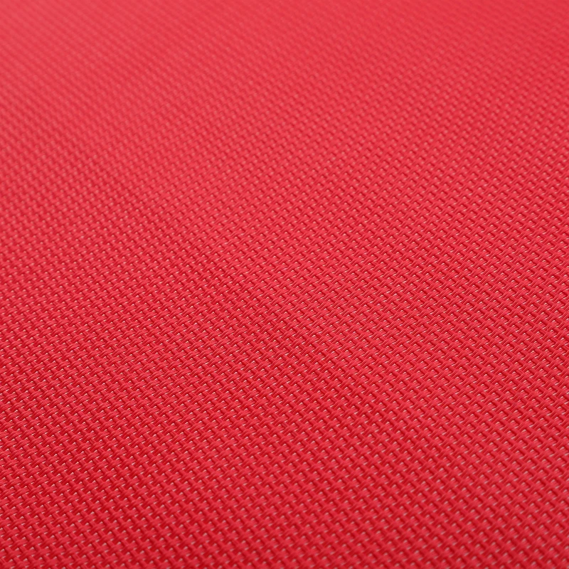 Outsunny Sonnenliege klappbar mit mehreren einstellbaren Positionen, Stahlthermoplastikgestell, elastische Bänder, Textilene in Rot