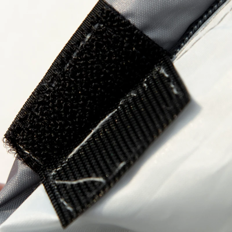 Outsunny Campingzelt für 3-4 Personen wasserdicht doppellagige Mesh-Fenster tragbar 350 x 150 x 128 cm Grau