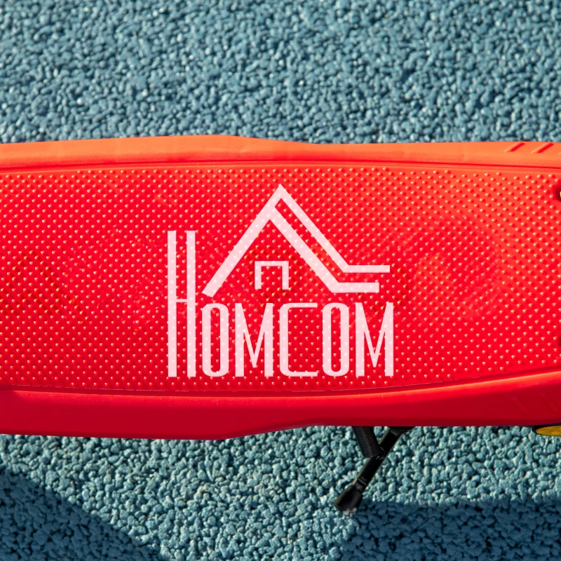 HOMCOM Elektrischer Tretroller 120 W klappbar für Kinder 7-14 Jahre 12 km/h max. Reichweite 10 km max. rot