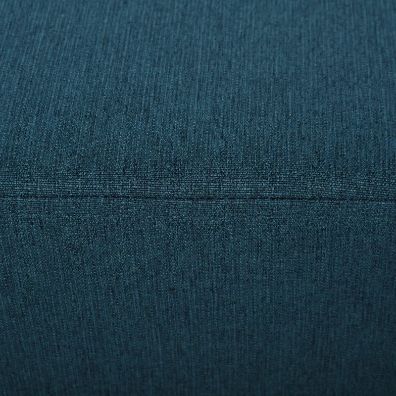 HOMCOM Hocker Fußstütze Beistelltisch aus Leinenstoff Tragkraft 100 kg 40 x 30 x 24 cm dunkelblau