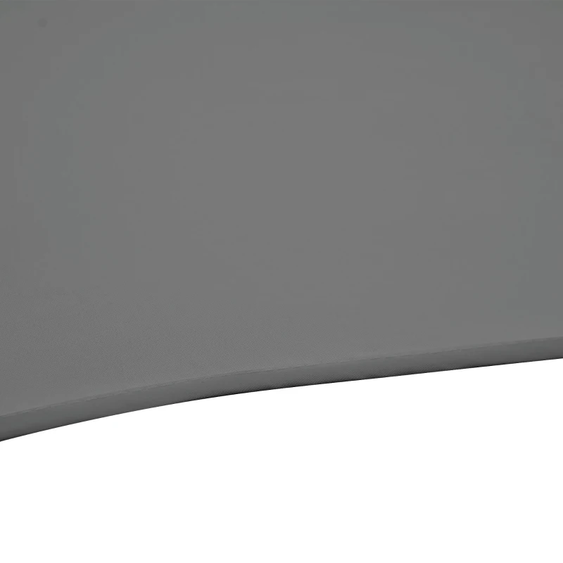 Outsunny Versetzter achteckiger Sonnenschirm mit Stahlmast, Durchmesser 256 cm, Anthrazitgrau