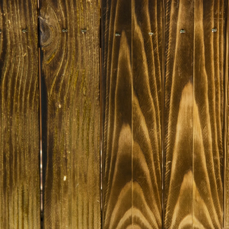 Outsunny 70L Raised Garden Bed, Wooden Rectangle Planter Box, Outdoor Herb Vegetable Flower Pot (80L x 33W x 30H cm)