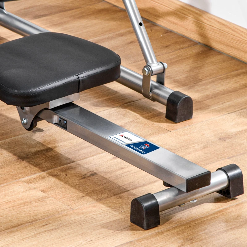 Klappbarer Heimtrainer, Widerstand in 3 Stufen, multifunktionales Display, Stahl