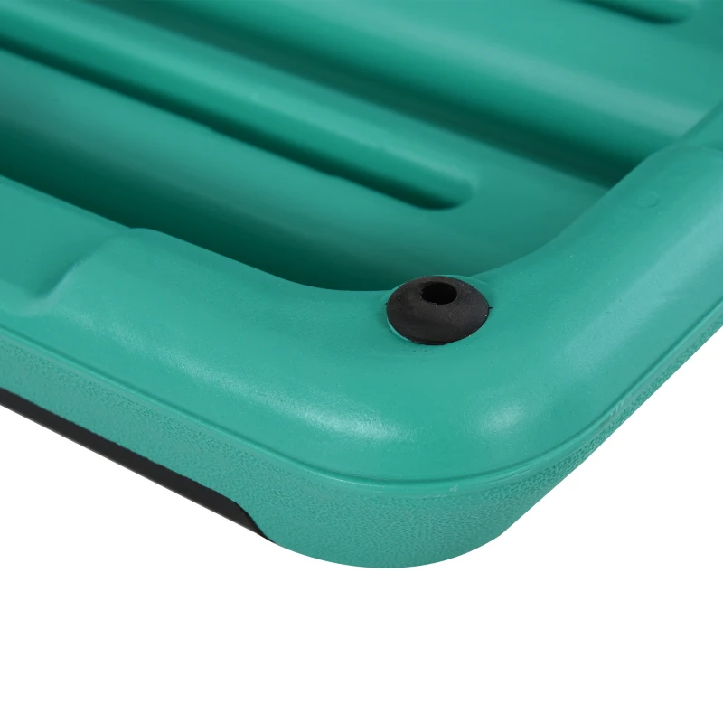 HOMCOM Marchepied d'Aérobic Fitness Stepper réglable en hauteur 10cm/15cm/20cm PVC PP Noir+Vert+Violet 110 x 40 x 20 cm