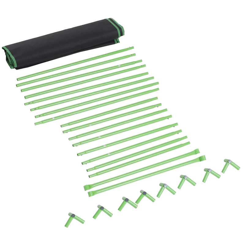 Outsunny Tenda da Coltivazione Idroponica in Mylar e Oxford 600D per Riflettere la Luce grow box grow tenda 60x60x140 cm