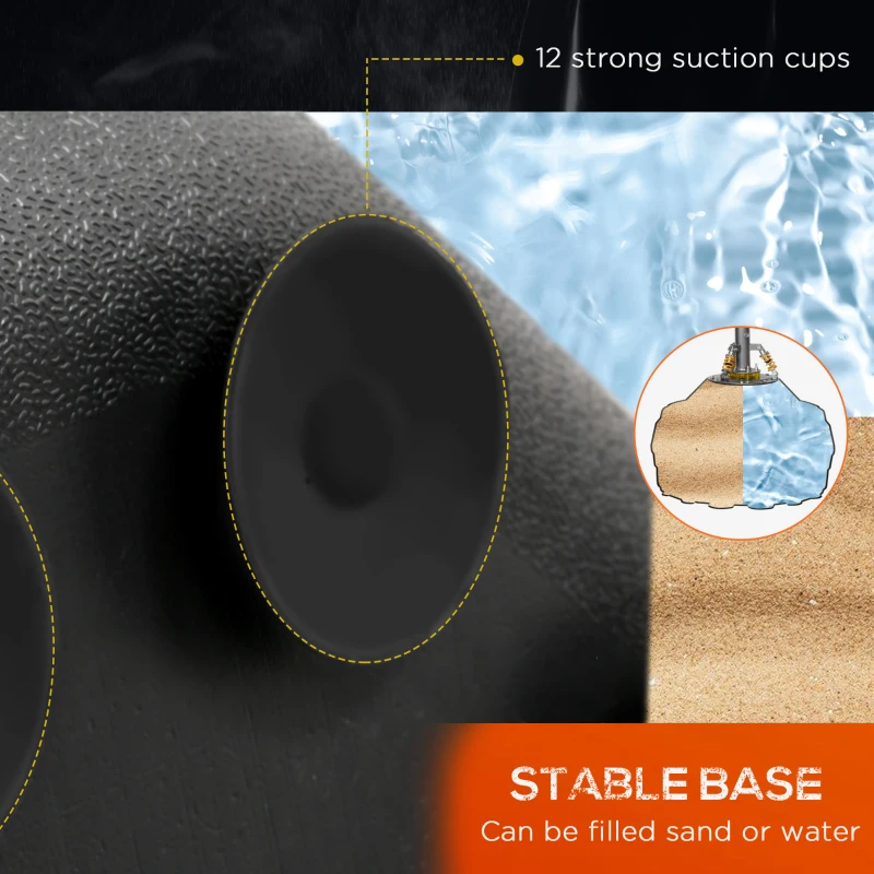 HOMCOM 1.8m Freestanding Boxing Punching Bag Humanoid Design Stand Kickboxing Bag w/ Suction Cup Base for Home Office