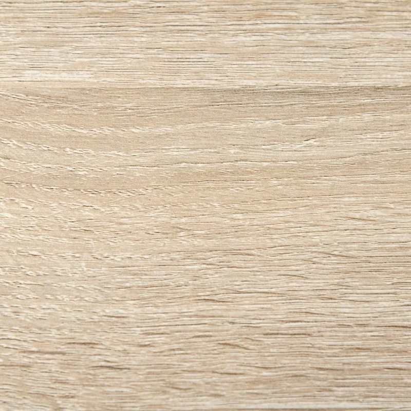 HOMCOM Scrivania per Camera, Scrivania PC in Legno, Scrivania per Computer con Ripiano Tastiera, Bianca e Rovere