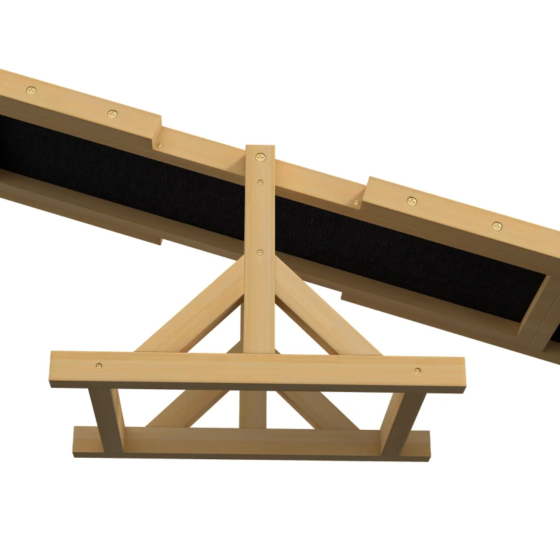 PawHut Hondenwip voor Agility Training, Antislip, tot 50 kg Belastbaar, 180 x 30 x 30 cm(m-8)