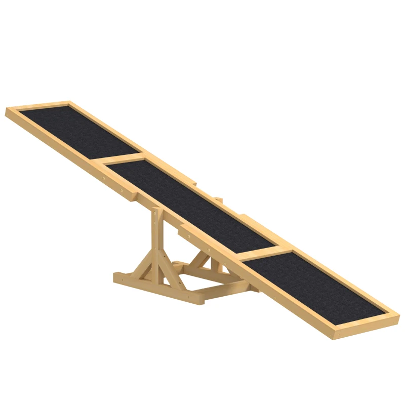 PawHut Hondenwip voor Agility Training, Antislip, tot 50 kg Belastbaar, 180 x 30 x 30 cm(m-10)