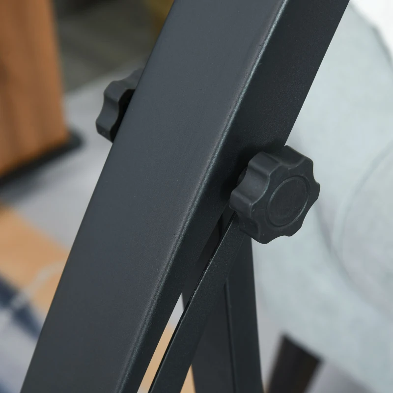 HOMCOM Pedaliera Braccia e Gambe da Divano o Poltrona con Schermo LED, Altezza e Intensità Regolabile, Nero, 40x42.5x100cm