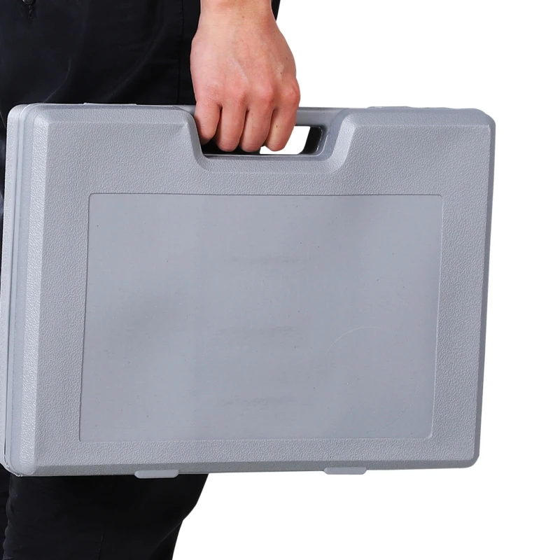 HOMCOM Manubri Pesi, Set Manubri Palestra da 10kg con Valigetta 4 Paia di Manubri Colorati (2x0.5kg, 2x1kg, 2x1.5kg, 2x2kg)