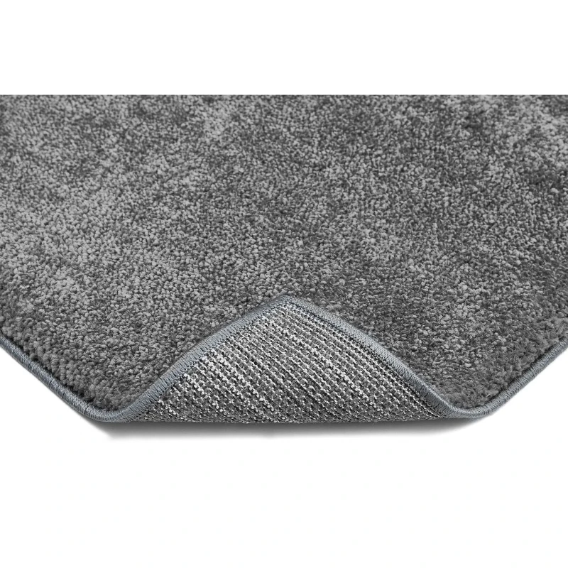 Homcom Teppich mit mit Hoch-Tief-Struktur 170 x 120 x 2,1 cm Grau