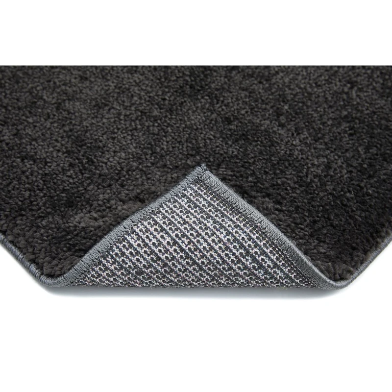 Homcom Teppich mit mit Hoch-Tief-Struktur 170 x 120 x 2,1 cm Anthrazit