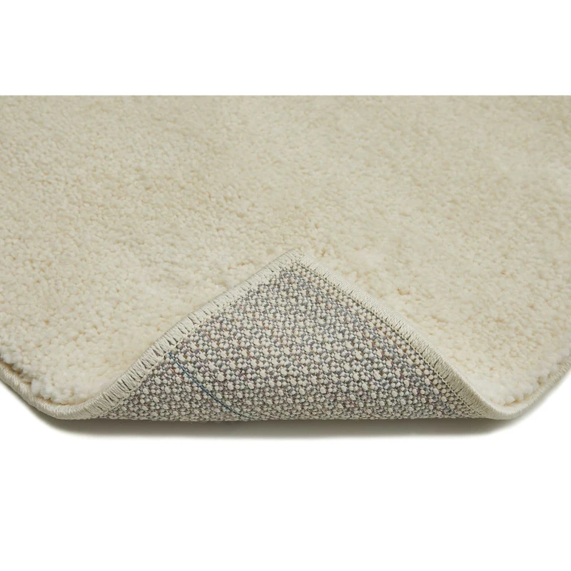Homcom Teppich mit mit Hoch-Tief-Struktur 170 x 120 x 2,1 cm Creme