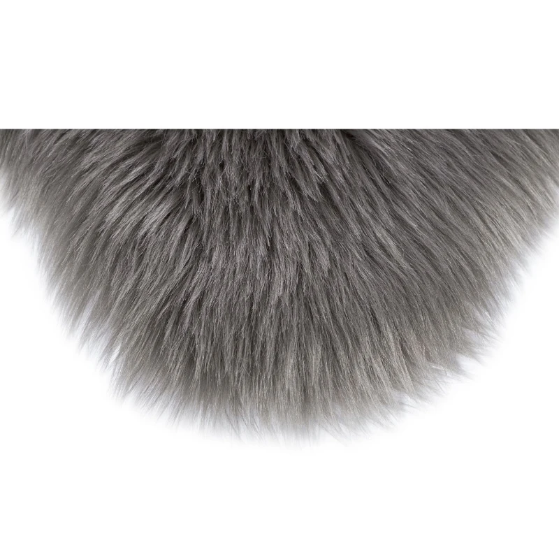 Homcom Kunstfell  80 x 55 x 6,1 cm Taupe