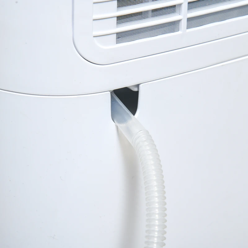 HOMCOM 16L/Day Portable Dehumidifier for Home, with LED Screen, Sleep Mode, 24H Timer, Electric Air Dehumidifier for Damp Laundry Bedroom Basement