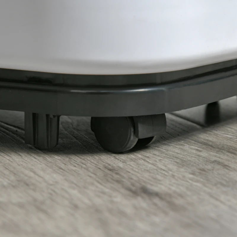 HOMCOM 16L/Day Portable Dehumidifier for Home, with LED Screen, Sleep Mode, 24H Timer, Electric Air Dehumidifier for Damp Laundry Bedroom Basement