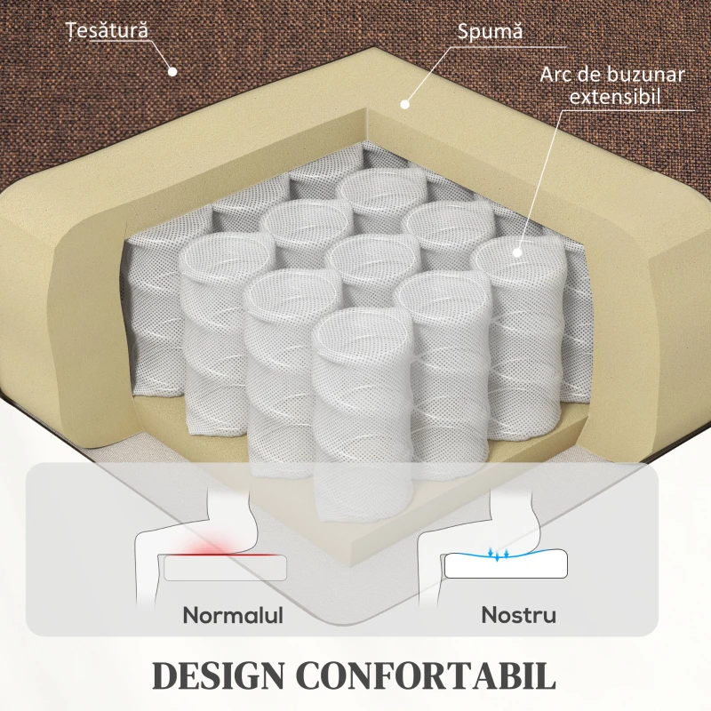 HOMCOM Fotoliu Electric de Relaxare cu Telecomandă, Suport pentru Picioare și Buzunar Lateral, 62x86,5x98 cm, Maro Închis