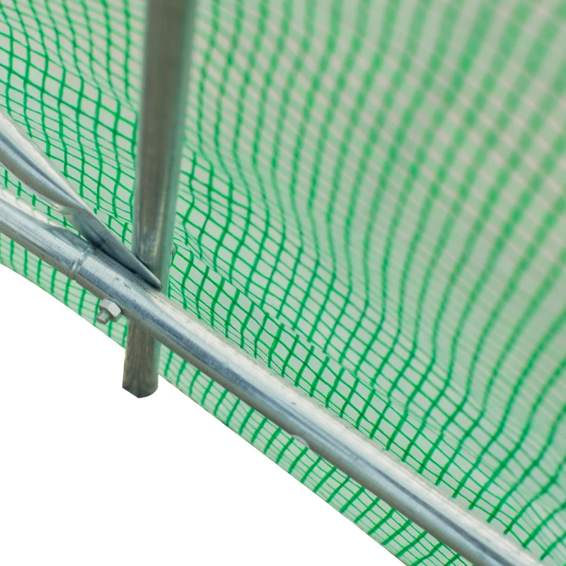 Outsunny Ruime Kas voor Elk Seizoen - Groen 445 x 190 x 200 cm