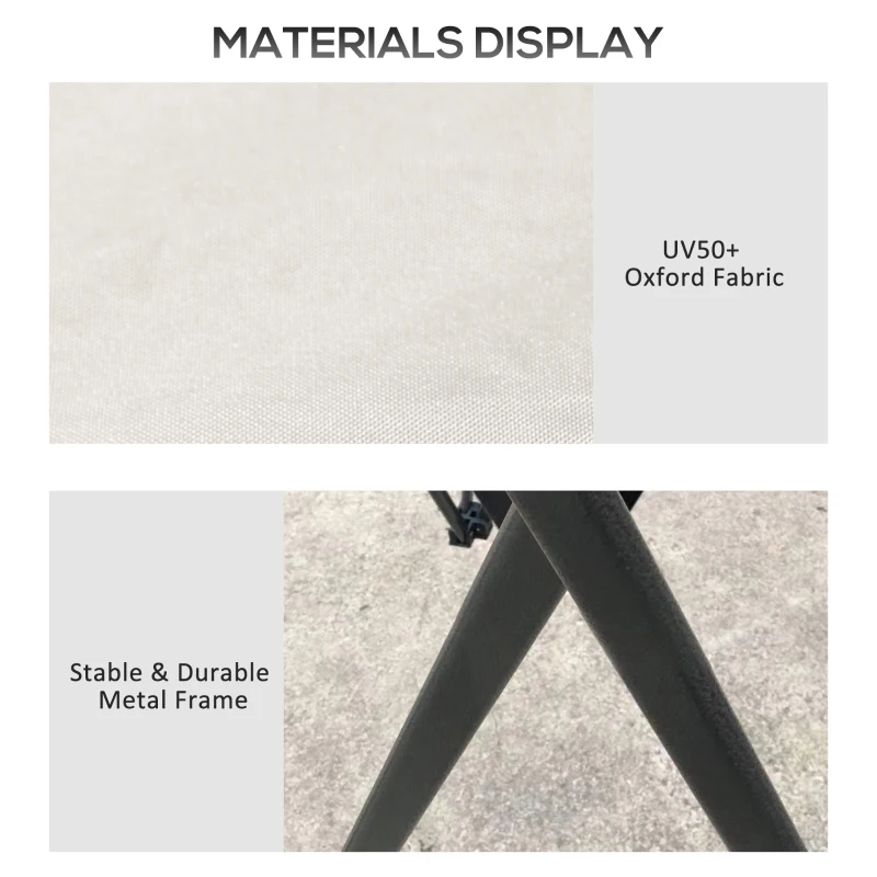 Outsunny Pop-up Folding Garden Gazebo with Double Roof UV 50+ Protection with 4 Zippered Mosquito Nets 4 x 4 m White