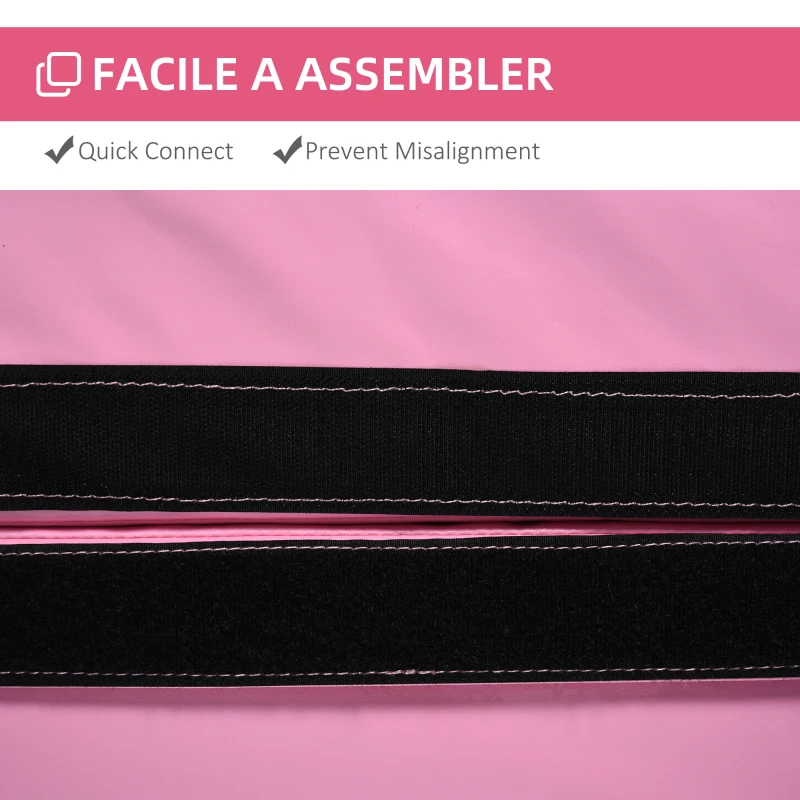 HOMCOM Pole Dance Mat Foldable Yoga Exercise Safety Dancing Cushion Crash Padding