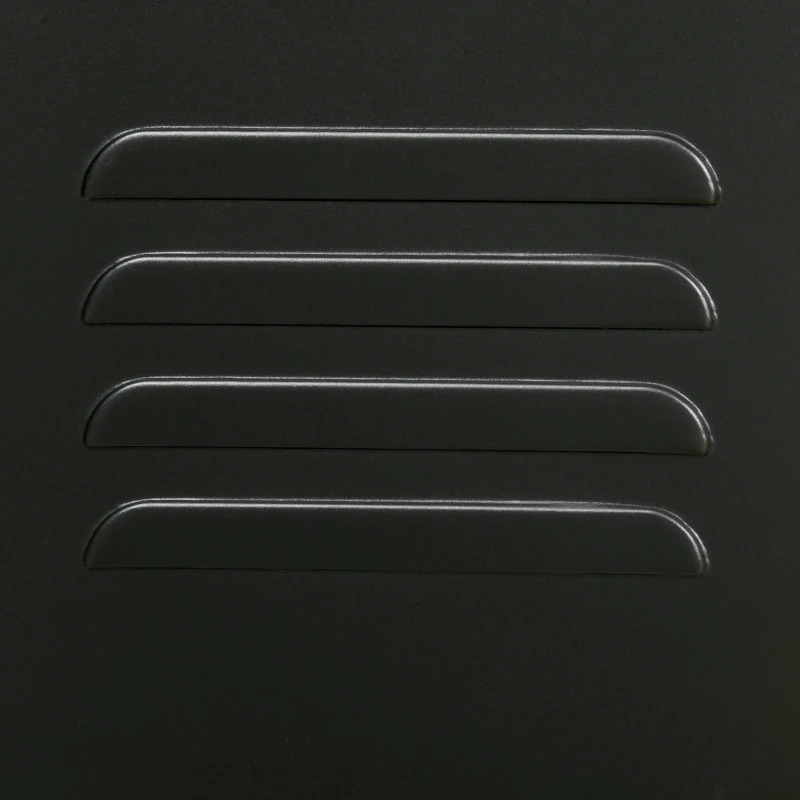 HOMCOM TV Stand TV Stand for 55'' TVs with 2 Cupboards Adjustable Feet Black Metal Frame Natural Wood Top 150 x 40 x 50 cm