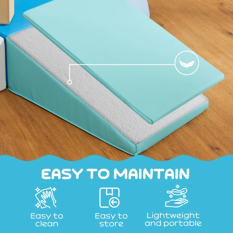 AIYAPLAY  Foam Building Blocks - Educational Games - Motor Skills Module - Certified EN71-1-2-3 Standards - PU 20D Foam