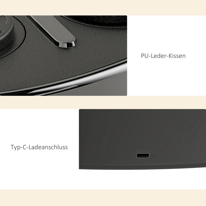 SPORTNOW Musik-Boxmaschine, Rhythmisches Boxgerät, 9 Modi, Bluetooth, LED-Lichter, mit Boxhandschuhen, Schwarz