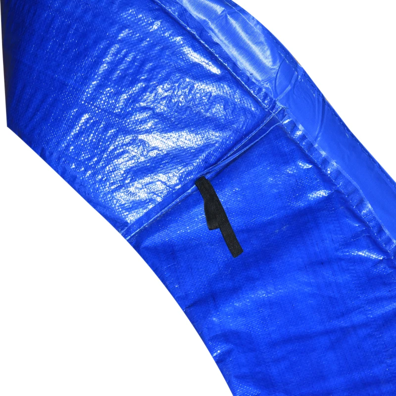HOMCOM Cubierta de Protección Acolchada Borde de Seguridad para Trampolines Cama Elástica con Diámetro Ø305 cm Azul