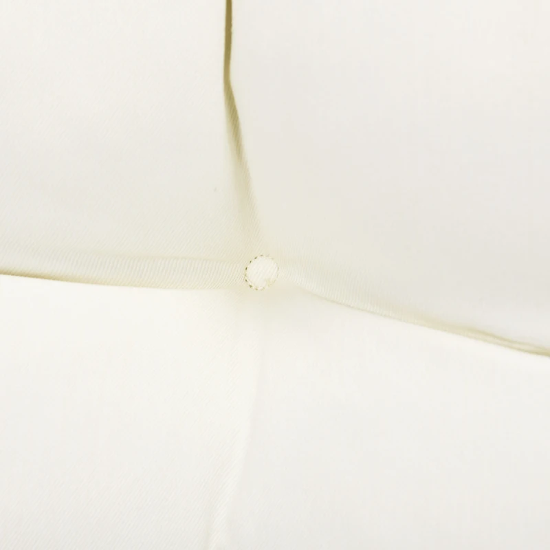 Outsunny Cojín para Banco de 2 Plazas para Interior y Exterior con 8 Puntadas para Sillas Sofás 110x48x8 cm Crema