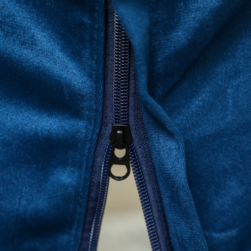 HOMCOM Sillón de Salón con Otomana Sillón de Relax con Bolsillos Laterales y Patas de Acero para Sala de Estar Dormitorio Azul