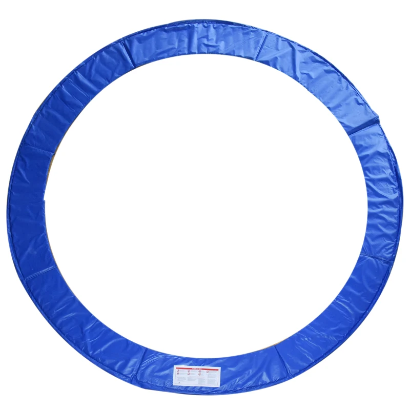 HOMCOM Cubierta de Protección Acolchada Borde de Seguridad para Trampolines Cama Elástica con Diámetro Ø305 cm Azul