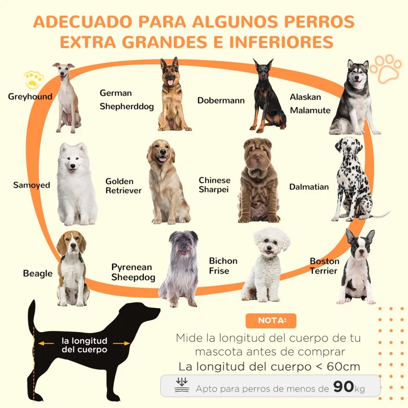 PawHut Jaula para Perros Grandes 2 en 1 Mesa Auxiliar con Puertas con Pestillo Ventanas y Patas Ajustables 114x60x82 cm Gris